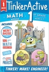 TinkerActive Workbooks: 1st Grade Math By Justin Krasner, Chad Thomas (Illustrator), Odd Dot Cover Image