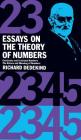 Essays on the Theory of Numbers (Dover Books on Mathematics) Cover Image