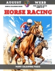 Simple Coloring Book for young boys Ages 6-12 - Horse Racing - Many colouring pages Cover Image