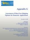 Assessment of Short-Sea Shipping Options for Domestic Applications By Us Department of Transportation Cover Image