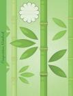 Composition Notebook Bamboo: Graph Paper Book to Write in for School, Take Notes, for Kids, Students, Teachers, Homeschool, Green Plants Cover By Woody Leaves Cover Image