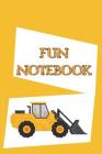 Fun Notebook: Boys Books - Mini Composition Notebook - Ages 6 -12 - Construction Truck Book By Simple Planners and Journals Cover Image