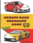 Sports Cars Coloring Book/Muscle Cars Coloring Book - 1: Flip the book for Xtra Muscle Cars Coloring Pages! Cover Image