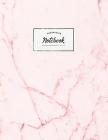Notebook: Beautiful pink marble white label ★ School supplies ★ Personal diary ★ Office notes 8.5 x 11 - big n Cover Image