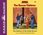 The Mystery of the Stolen Boxcar (Library Edition) (The Boxcar Children Mysteries #49) Cover Image