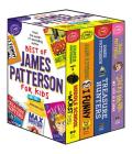 Best of James Patterson for Kids Boxed Set (with Bonus Max Einstein Sampler) By James Patterson, Chris Tebbetts, Chris Grabenstein Cover Image