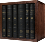 ESV Reader's Bible, Six-Volume Set (Cowhide Over Board with Walnut Slipcase)  Cover Image