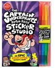 The Captain Underpants Super-Silly Sticker Studio [With Glow in the Dark Markers] Cover Image