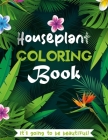 Houseplant Coloring Book: 50 Unique Designs By Richa K Cover Image