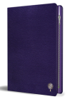 Biblia Reina Valera 1960 Tamaño grande, letra grande piel morada con cremallera / Spanish Holy Bible RVR 1960 Large Size Large Print Purple Leather with Zipper Cover Image