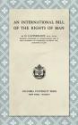 An International Bill of the Rights of Man (1945) By H. Lauterpacht Cover Image