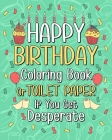Happy Birthday Coloring Book Cover Image