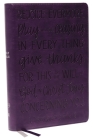 Kjv, Giant Print Center-Column Reference Bible, Verse Art Cover Collection, Leathersoft, Purple, Red Letter, Comfort Print: Holy Bible, King James Ver Cover Image