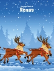 Livro para Colorir de Renas By Nick Snels Cover Image
