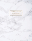 Graph Paper Notebook: Soft White Marble - 8.5 x 11 - 5 x 5 Squares per inch - 100 Quad Ruled Pages - Cute Graph Paper Composition Notebook f By Paperlush Press Cover Image