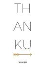 Thanku By Xavier Words Cover Image