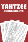 Yahtzee Score Pads: 120 Pages Dice Board Game YAHTZEE SCORE SHEETS Yahtzee Score Cards Yahtzee score book Cover Image
