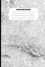 Composition Notebook: Abstract Monochrome Water Splashing Pattern (100 Pages, College Ruled) Cover Image