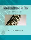 24 Technical Etudes for Flute: Op 63 Complete By Paul M. Fleury (Editor), Carl Joachim Andersen Cover Image