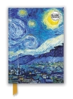 Vincent van Gogh: Starry Night (Foiled Blank Journal) (Flame Tree Blank Notebooks) Cover Image