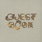 Wedding Guest Book: An Heirloom-Quality Guest Book with Foil Accents and Hand-Drawn Illustrations Cover Image
