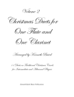 Christmas Duets, Volume 2, for One Flute and One Clarinet: Duets on Traditional Christmas Carols By Kenneth Baird Cover Image
