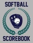 Softball Scorebook: 100 Scoring Sheets For Baseball and Softball By Francis Faria Cover Image