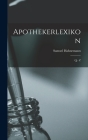 Apothekerlexikon: Q - Z By Samuel Hahnemann Cover Image