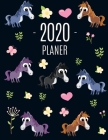 Pferd Planer 2020: Wochenplaner 2020 - Monatsplaner 12 Monate Organizer - Einfacher Überblick über die Terminpläne - Agenda mit Raum für By Kuhab Design Cover Image