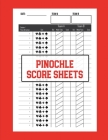 Pinochle Score Sheets: Keep Track Of Games Scoring Card Game Notebook By Just Playing Publishing Cover Image