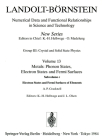 Electron States and Fermi Surfaces of Elements / Elektronenzustände Und Fermiflächen Von Elementen By A. P. Cracknell Cover Image