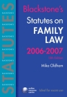 Blackstone's Statutes on Family Law (Blackstone's Statute Book) Cover Image