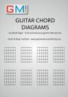 Guitar Chord Diagrams: 100 Pages - 16 chord boxes per page five frets per box By Ged Brockie Cover Image
