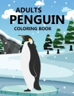 Adults Penguin Coloring Book Cover Image