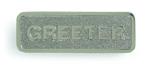 Silver Greeter Badge Cover Image