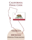 California Penal Code 2020 Edition [PEN] Volume 3/3 Cover Image