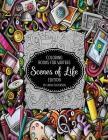 Coloring Books for Writers: Scenes of Life Edition: Story Starters and Brainstorming Helps Cover Image