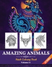 Amazing Animals Coloring Book JUMBO: Perfect Stress Relieving Designs Animals for Adults (Volume 11) By Kpublishing Cover Image