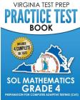 VIRGINIA TEST PREP Practice Test Book SOL Mathematics Grade 4: Includes Four SOL Math Practice Tests By V. Hawas Cover Image