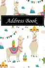 Address Book: Alphabetical Index with Llama Seamless Pattern Cover Cover Image