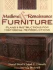 Medieval & Renaissance Furniture: Plans & Instructions for Historical Reproductions Cover Image