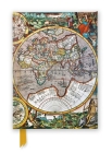 Pieter van den Keere: Antique Map of the World (Foiled Journal) (Flame Tree Notebooks) By Flame Tree Studio (Created by) Cover Image