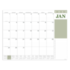 Cal 2023- Professional Desk Pad Monthly Blotter Calendar By TF Publishing (Created by) Cover Image