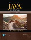 Introduction to Java Programming and Data Structures, Comprehensive Version By Y. Liang Cover Image