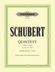 Quintet in a Op. Posth. 114 (D667) Trout Quintet: For Violin, Viola, Cello, Double Bass and Piano, Urtext, Conductor Score & Parts (Edition Peters) By Franz Schubert (Composer), Klaus Schubert (Composer) Cover Image