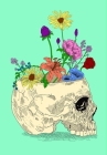 Flower Skull Journal By Donna J. a. Olson Cover Image