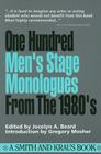 One Hundred Men's Stage Monologues from the 1980's Cover Image