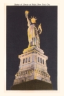 Vintage Journal Statue of Liberty at Night, New York City Cover Image