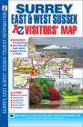 Surrey, East & West Sussex A-Z Visitors' Map By Geographers' A-Z Map Co Ltd Cover Image