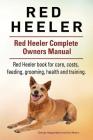 Red Heeler Dog. Red Heeler dog book for costs, care, feeding, grooming, training and health. Red Heeler dog Owners Manual. By Asia Moore, George Hoppendale Cover Image